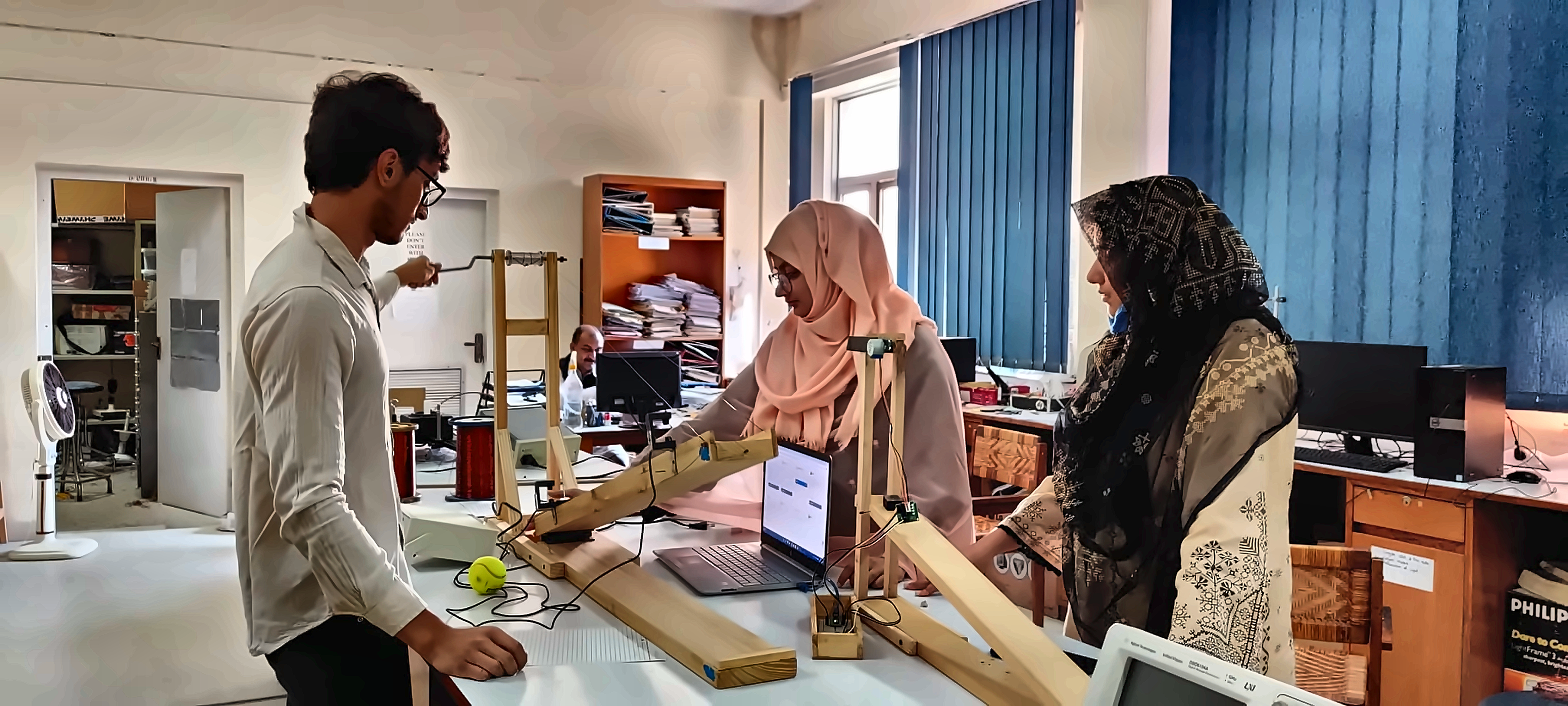 Student-Built Mechanics Lab Equipment